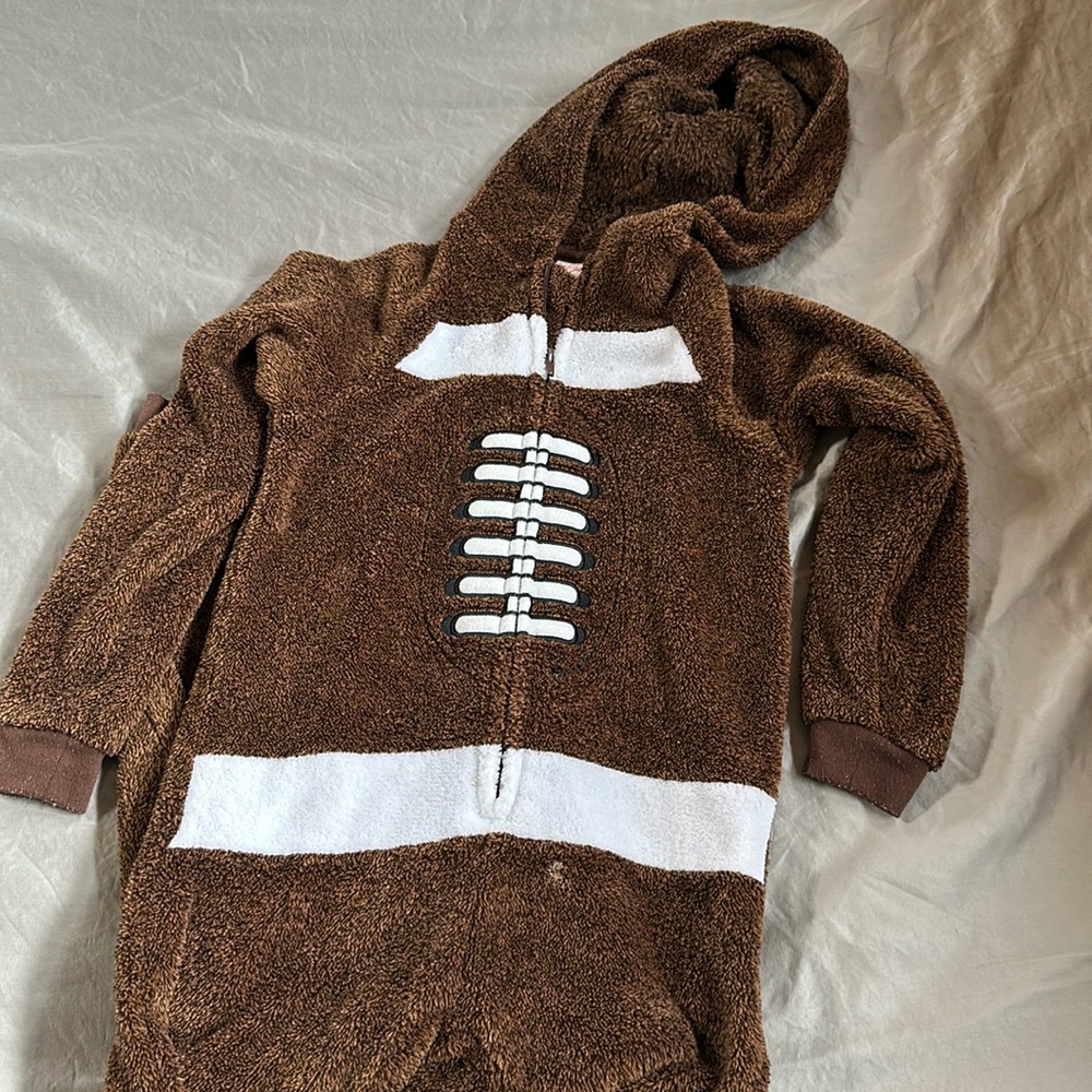 Boys Football Pajama Onesie